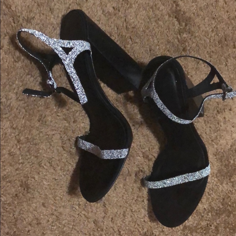 Zara silver block heel - Picture 4 of 4